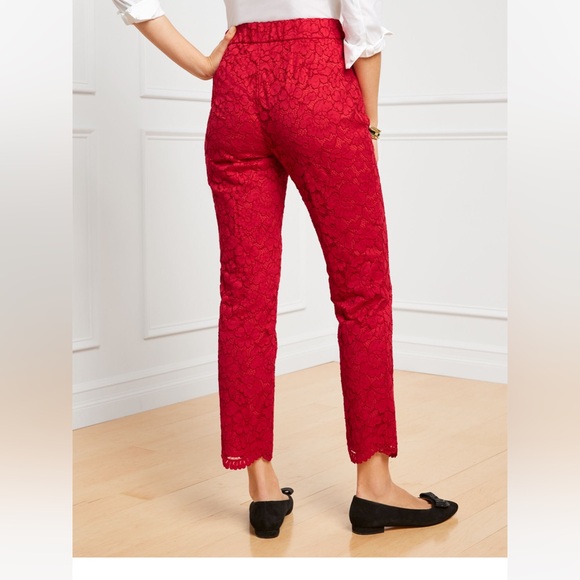 Bundle👖👚WHBM Long Sleeve Cold
Shoulder Blouse & Talbots lace Red Pants - Picture 4 of 13